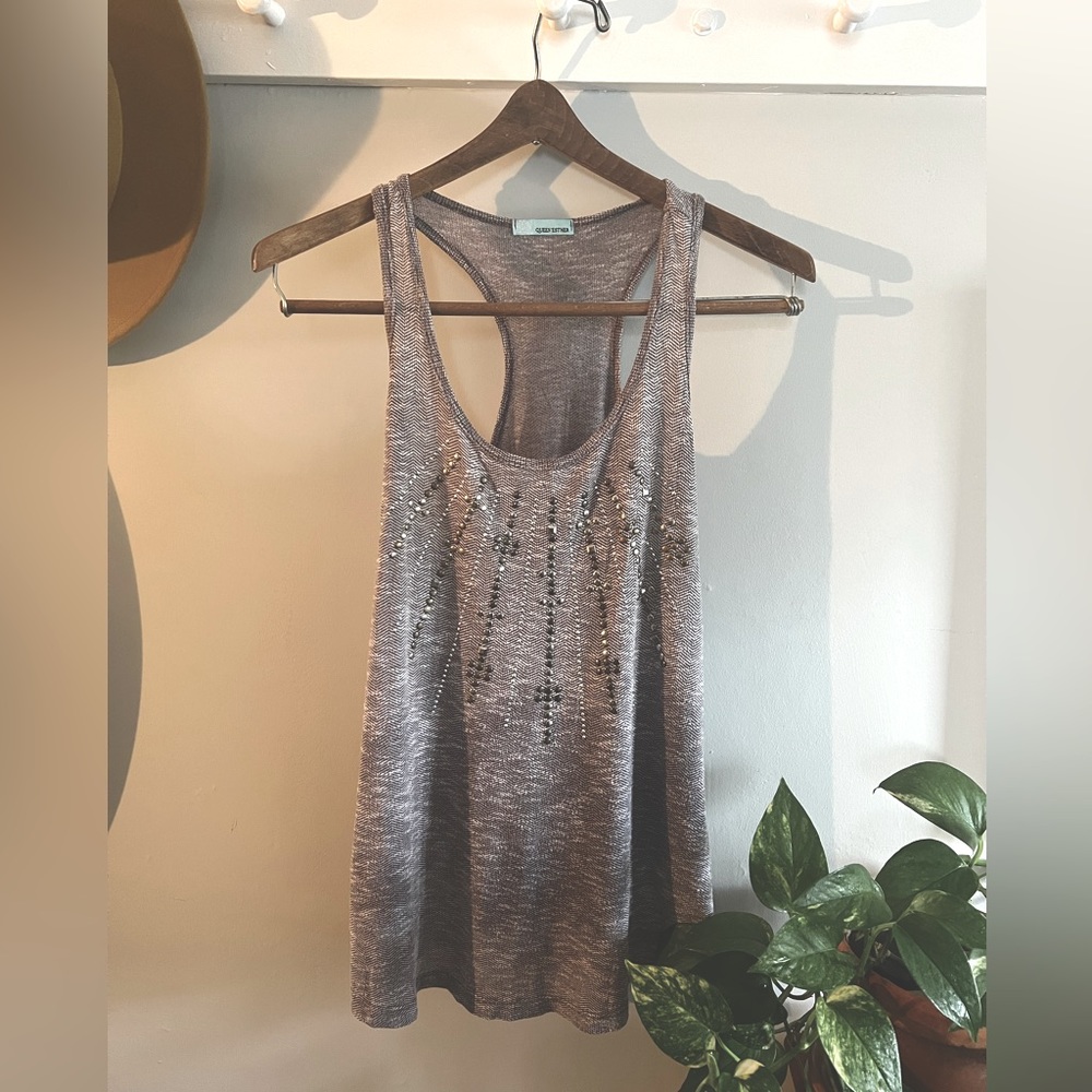 Flowy couture tank top